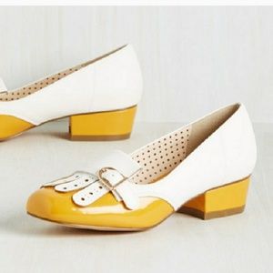 Modcloth Canary Tassel Loafers